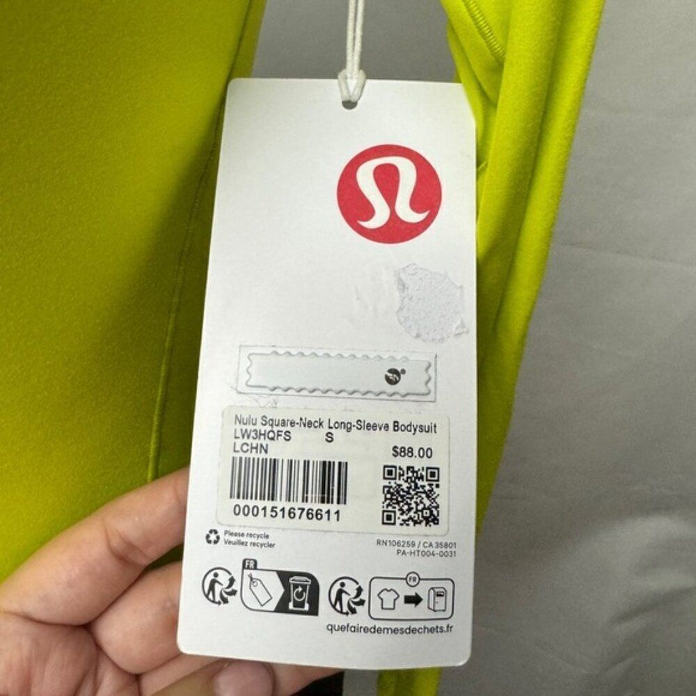 Lululemon Wundermost Square-Neck Long-Sleeve Bodysuit - Picture 8 of 8